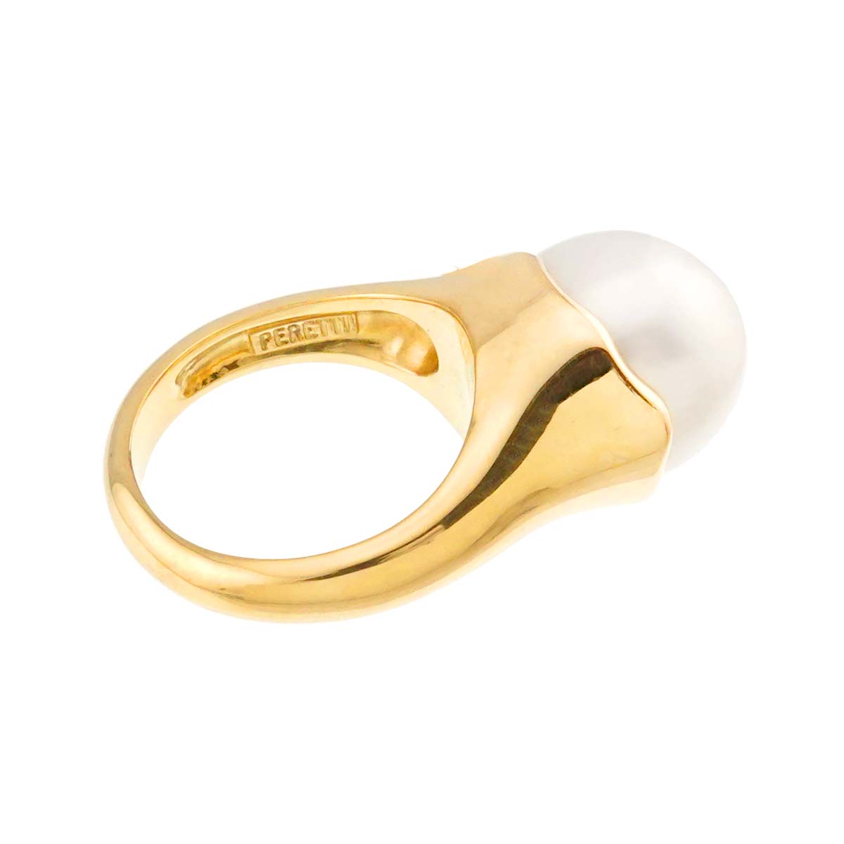 South Sea pearl Ring 18K YG 750 Size5.75-6(US)