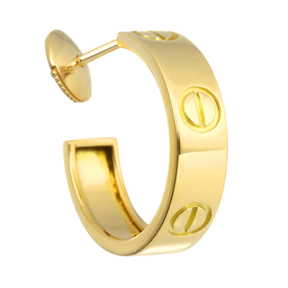 Love Earring Pierced 18K YG 750 Left ear One Piece only