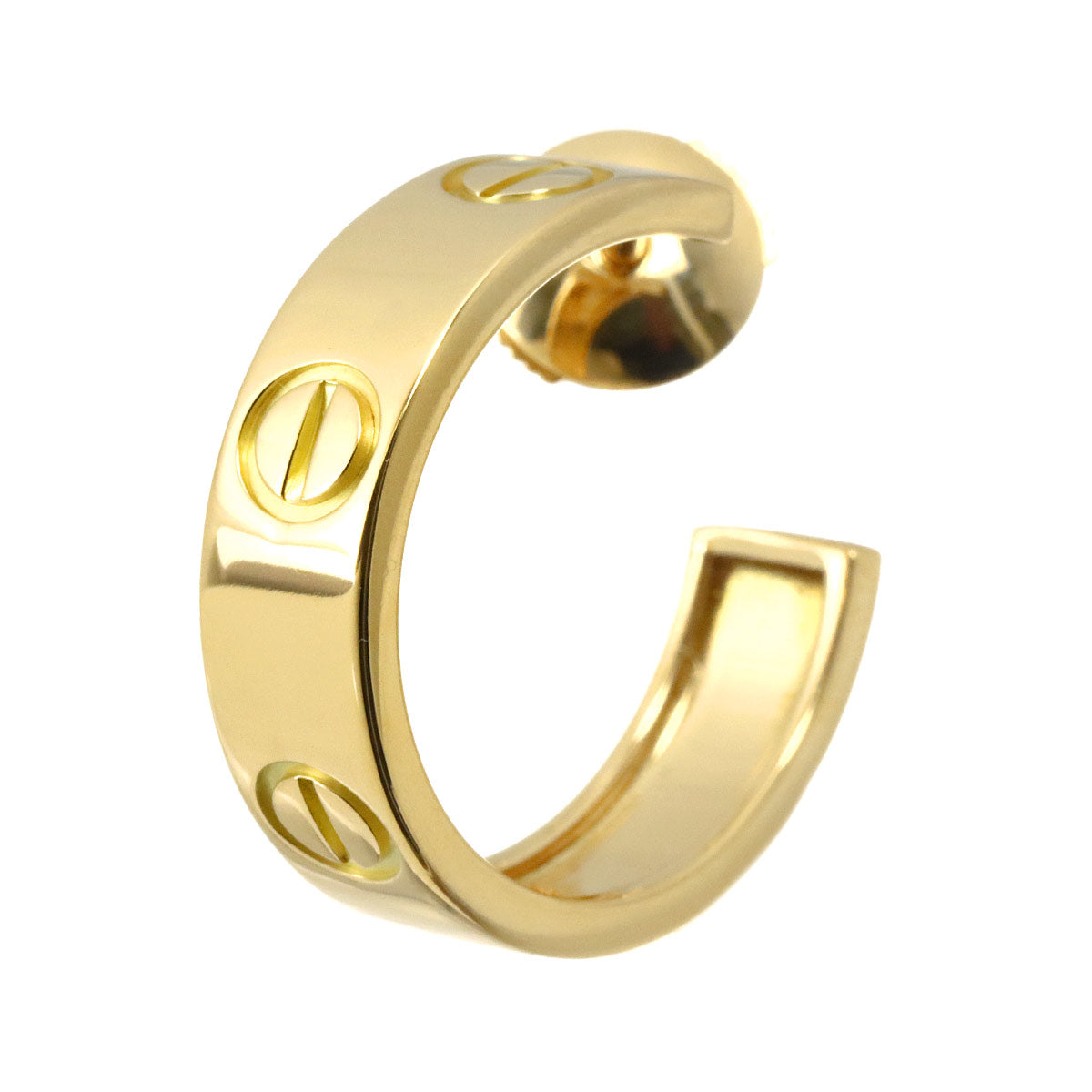 Love Earring Pierced 18K YG 750 Left ear One Piece only