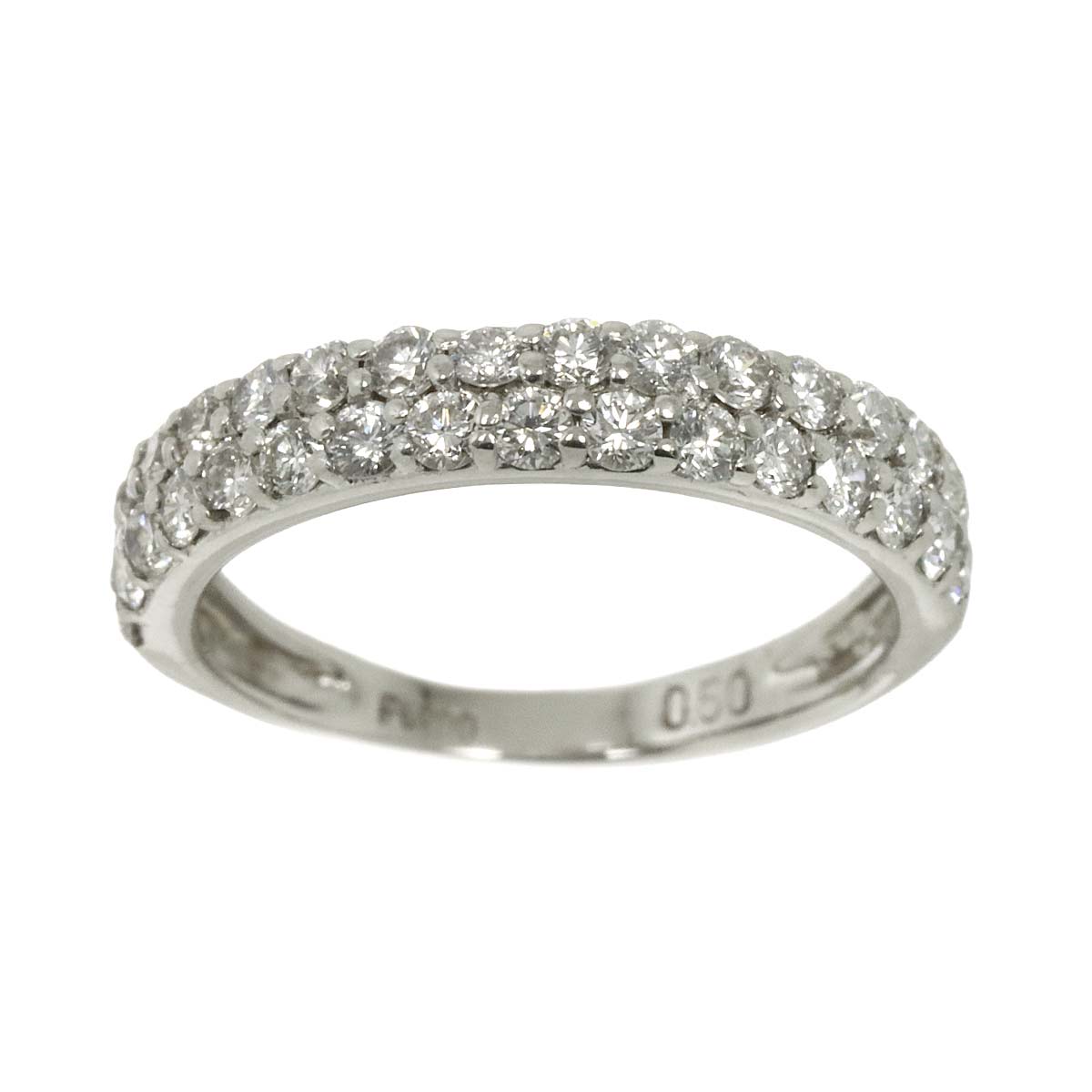 Diamond 0.50ct Ring Pt Platinum size2-2.25(US)