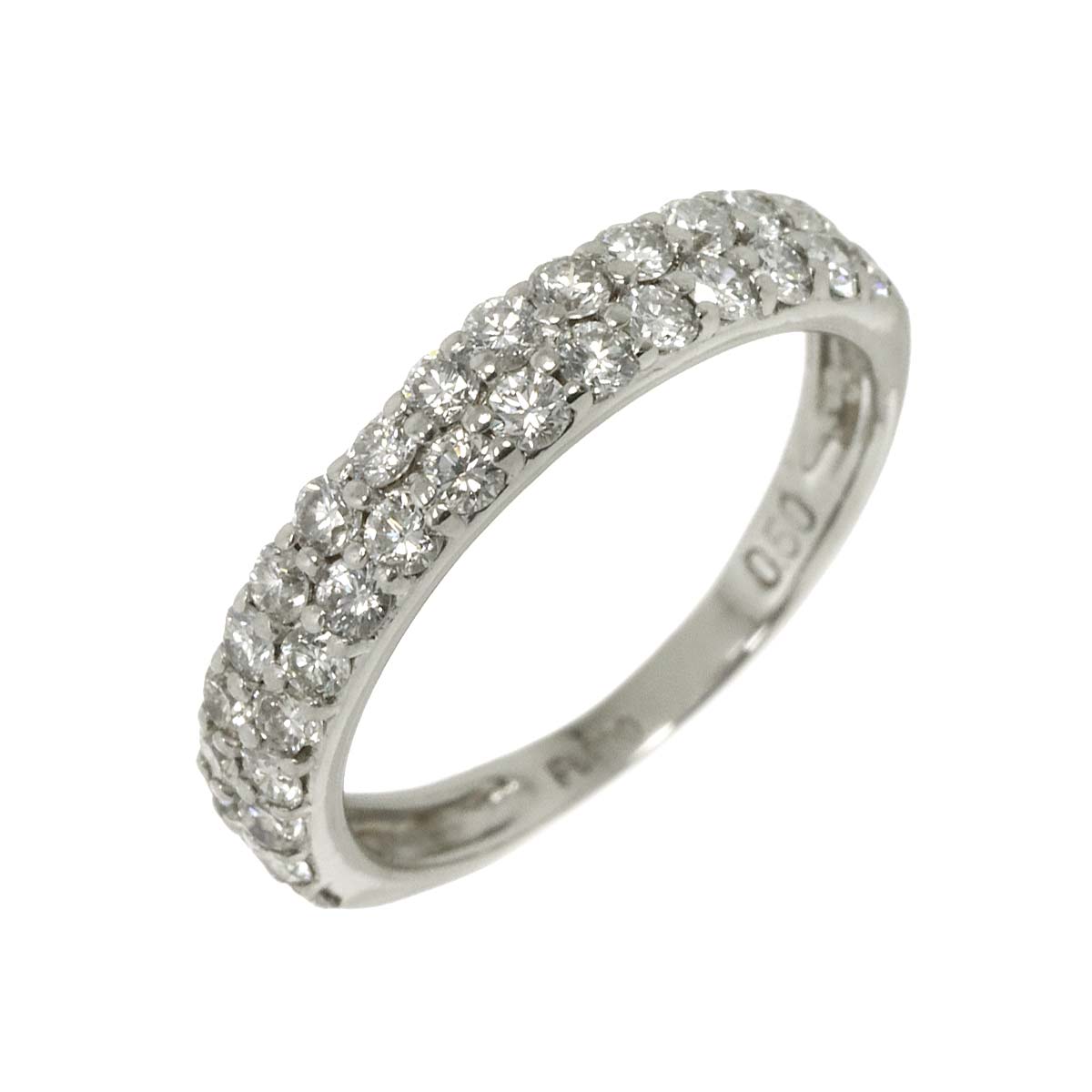 Diamond 0.50ct Ring Pt Platinum size2-2.25(US)