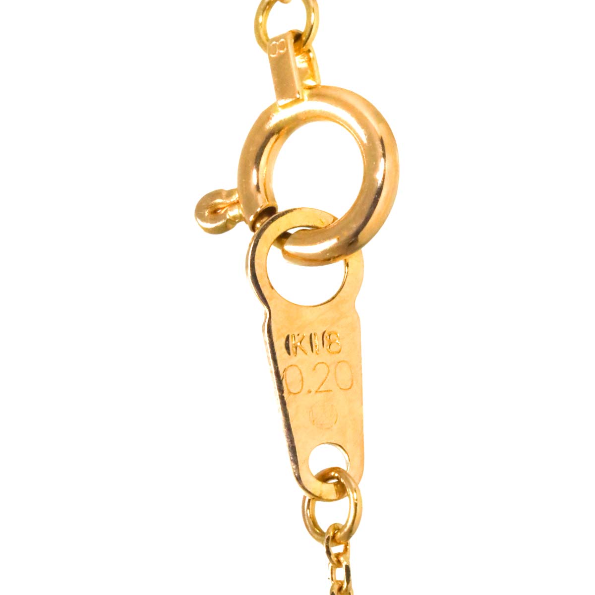 Diamond 0.20ct Necklace 18K Pink Gold 750