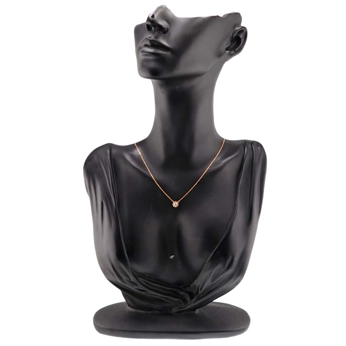 Diamond 0.20ct Necklace 18K Pink Gold 750