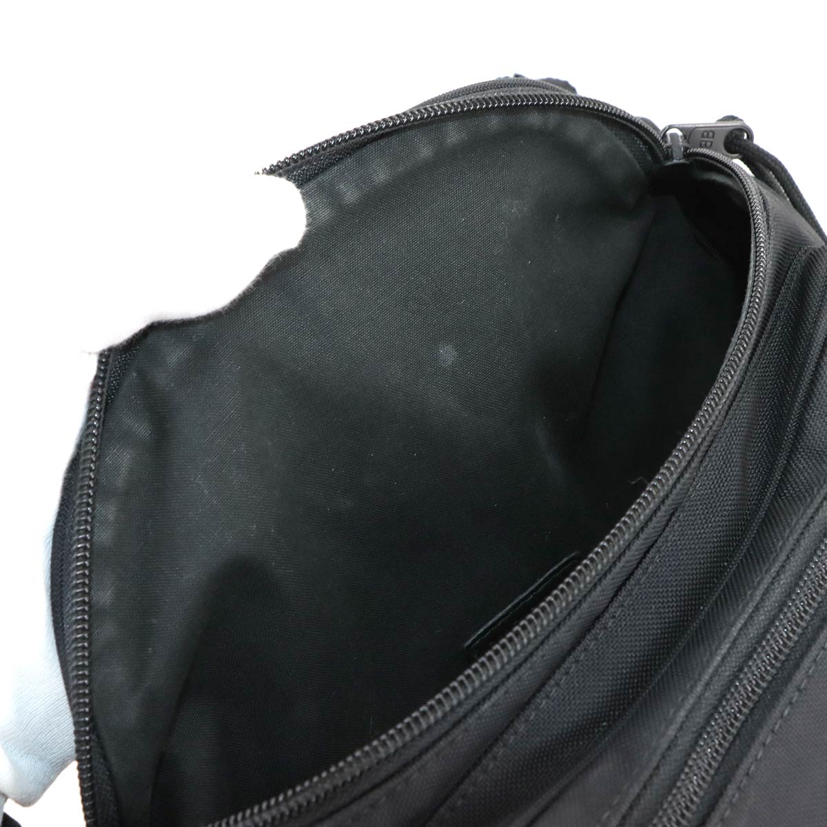 Explorer Belt Back Crossbody Bag Nylon Black 482389 Purse