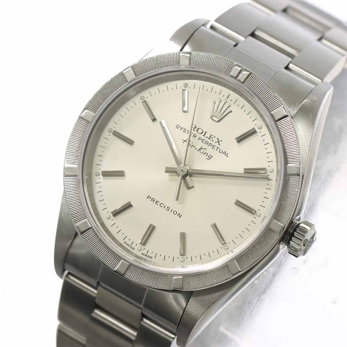 Air King Engine turned bezel 14010M Serial K Automatic Mens