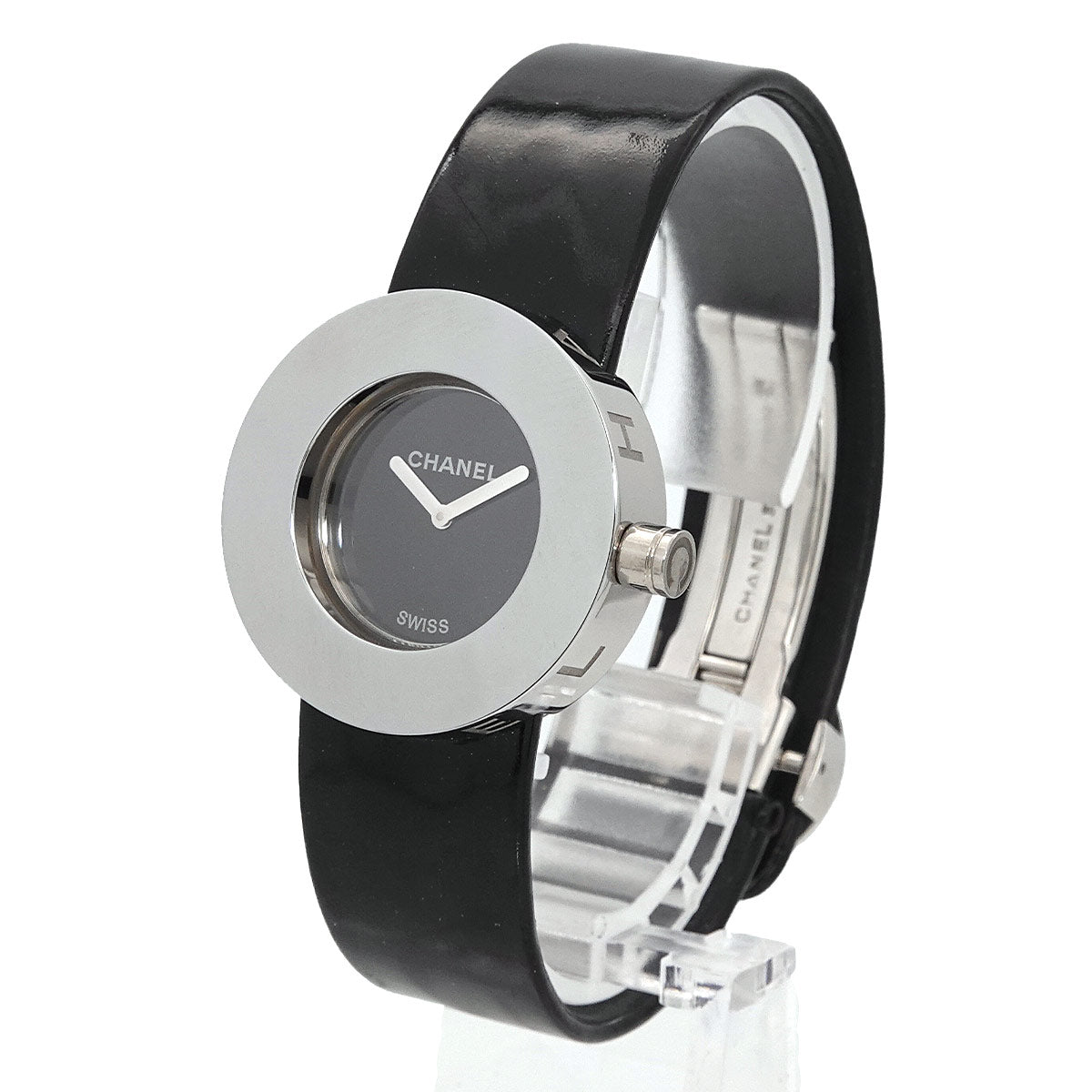 La Ronde H0579 Quartz Black Dial Enamel Ladies Watch