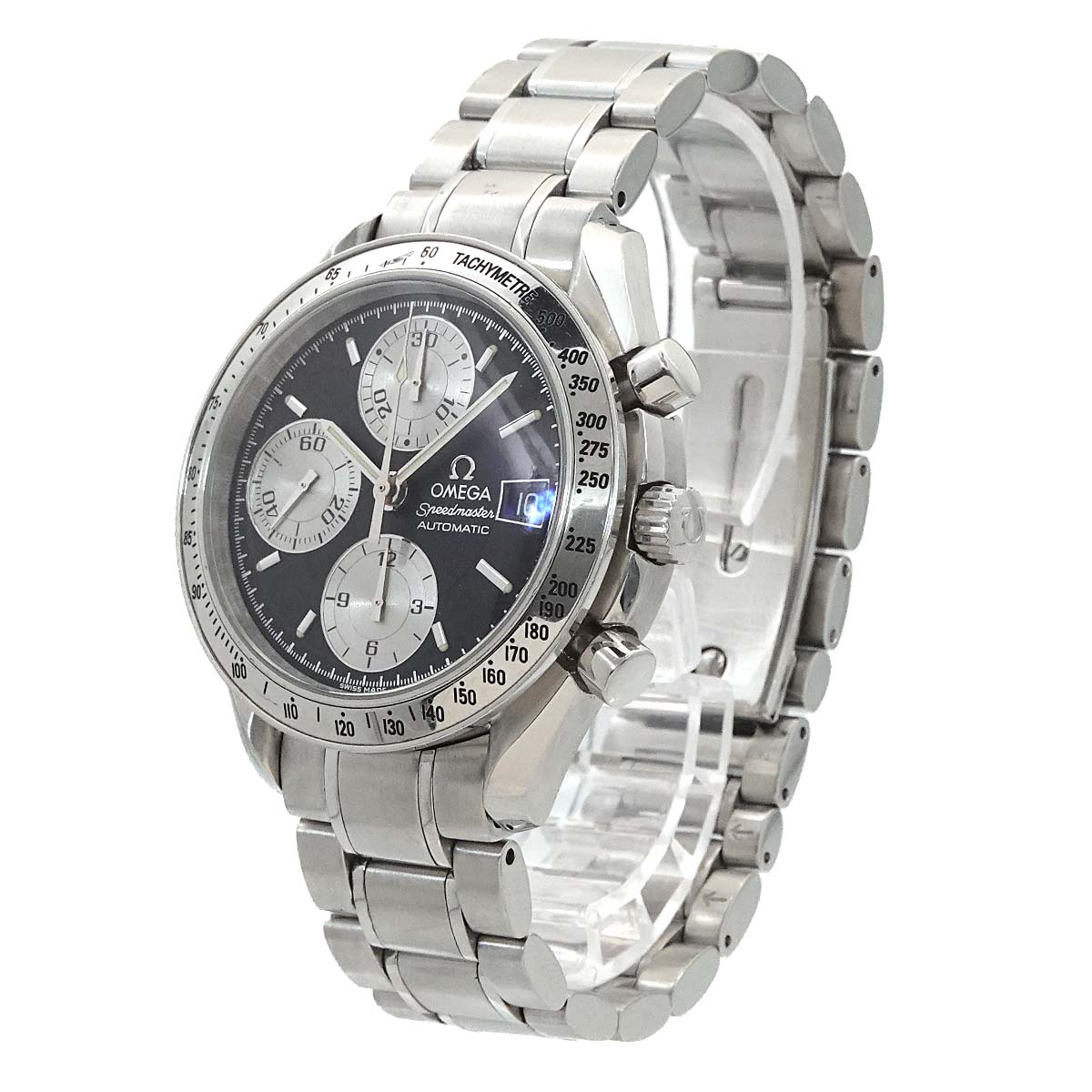 Speedmaster Date 3513.51 Chronograph Automatic Black Dial Mens