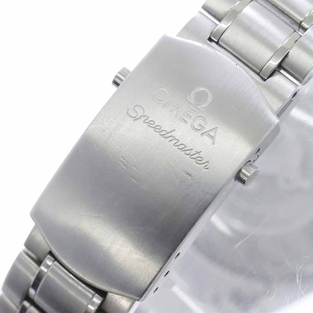 Speedmaster 3221 30 Triple calendar Chronograph Silver Dial