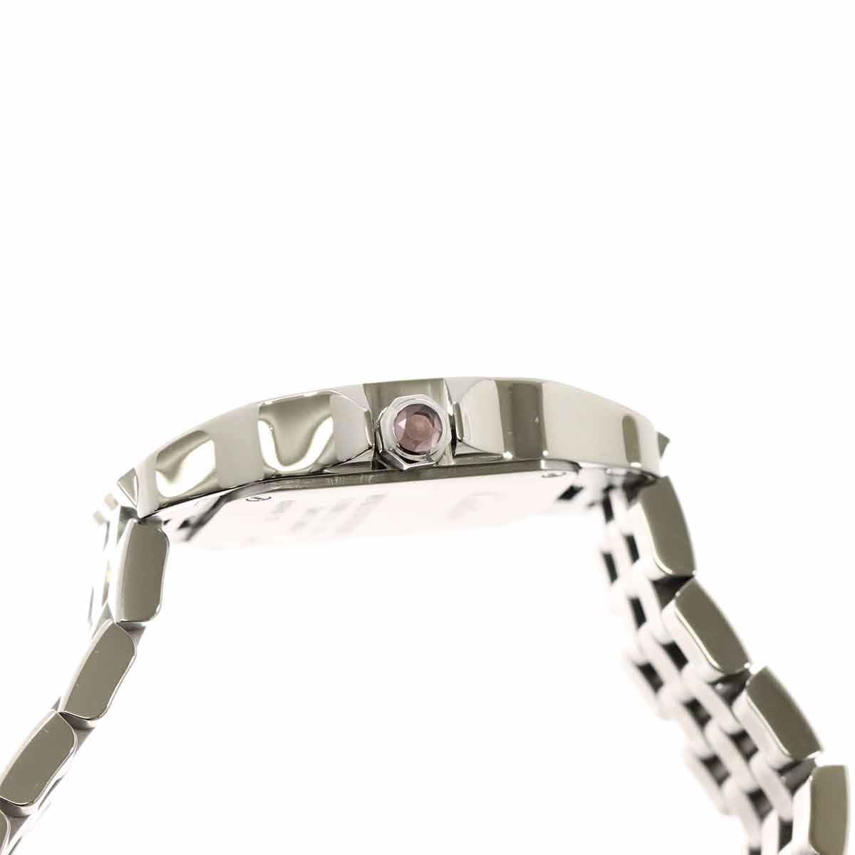 Santos Demoiselle SM W25075Z5 Quartz Pink Shell Dial Ladies