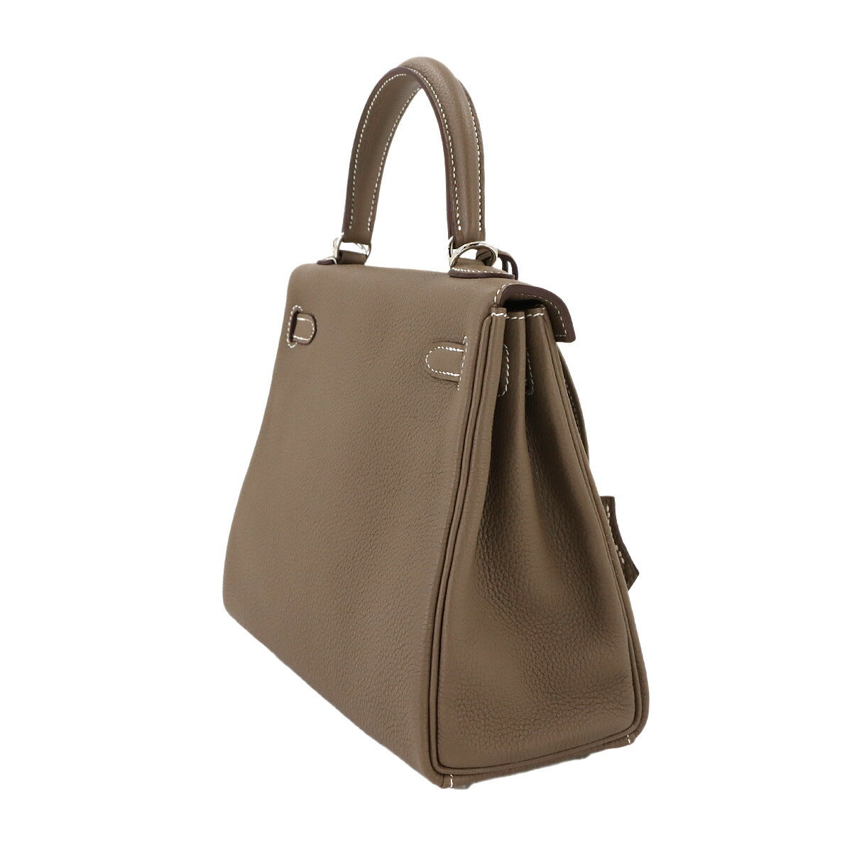 Kelly 25 2way Hand Shoulder Bag Togo Etoupe Purse