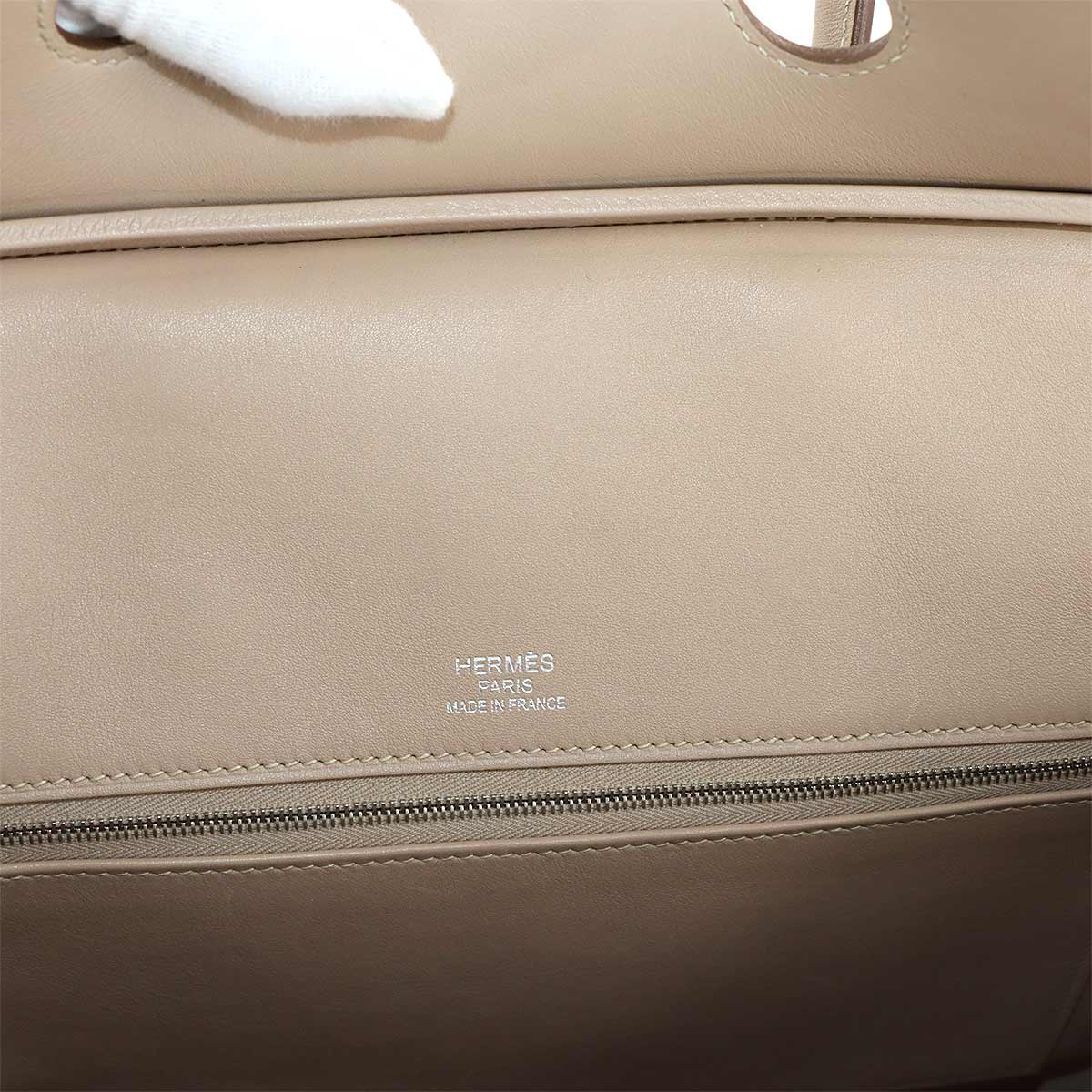 Birkin 35 Ghillies Swift Argile Etoupe Hand Bag Purse