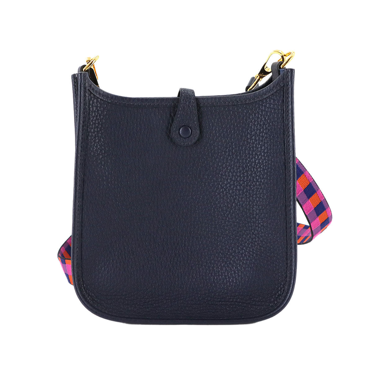 Evelyne Amazone TPM Shoulder Bag Taurillon Clemence Bleu Nuit
