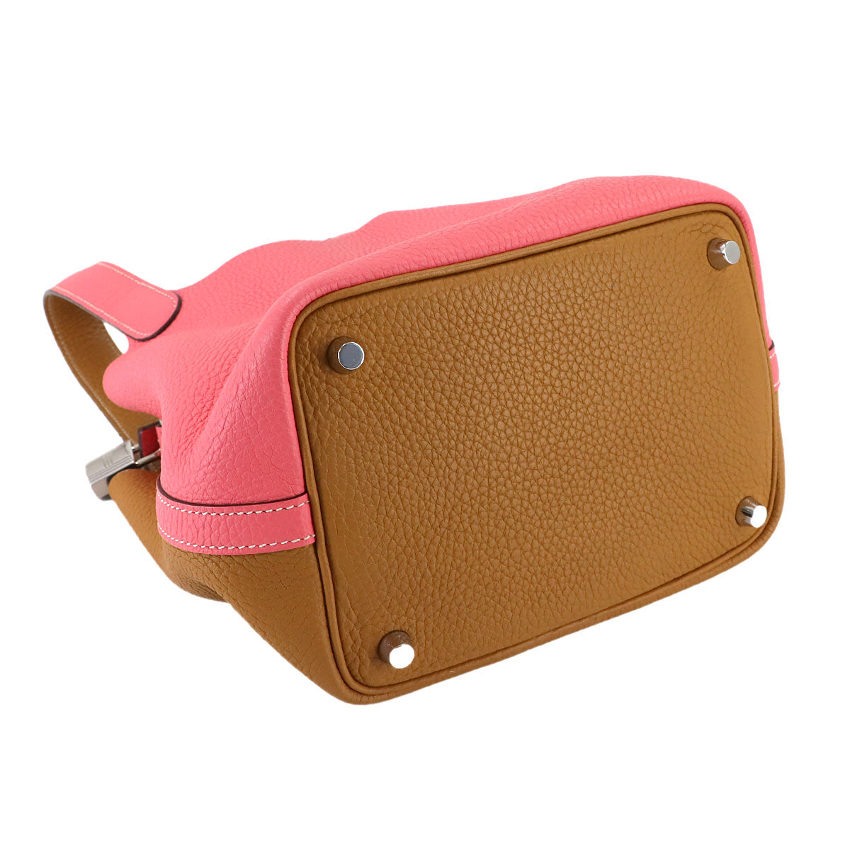 Picotin Lock Casaque PM Hand Bag Taurillon Clemence Rose Azalee