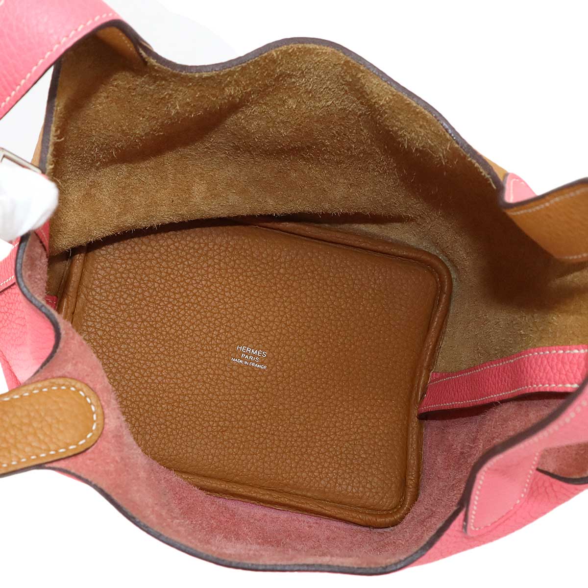 Picotin Lock Casaque PM Hand Bag Taurillon Clemence Rose Azalee