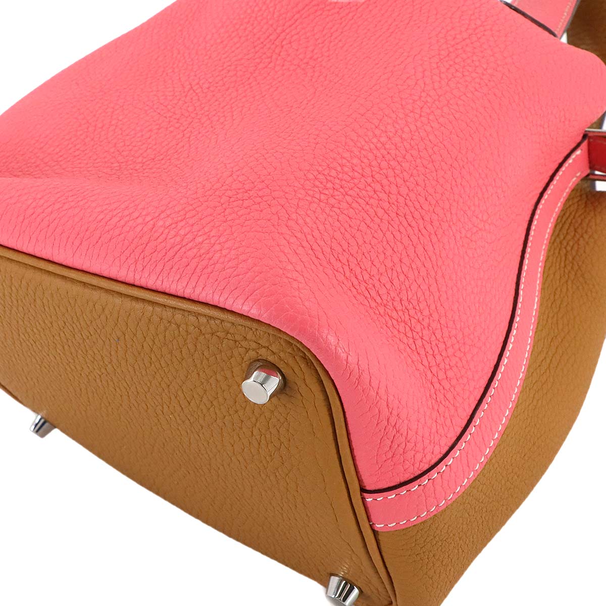 Picotin Lock Casaque PM Hand Bag Taurillon Clemence Rose Azalee