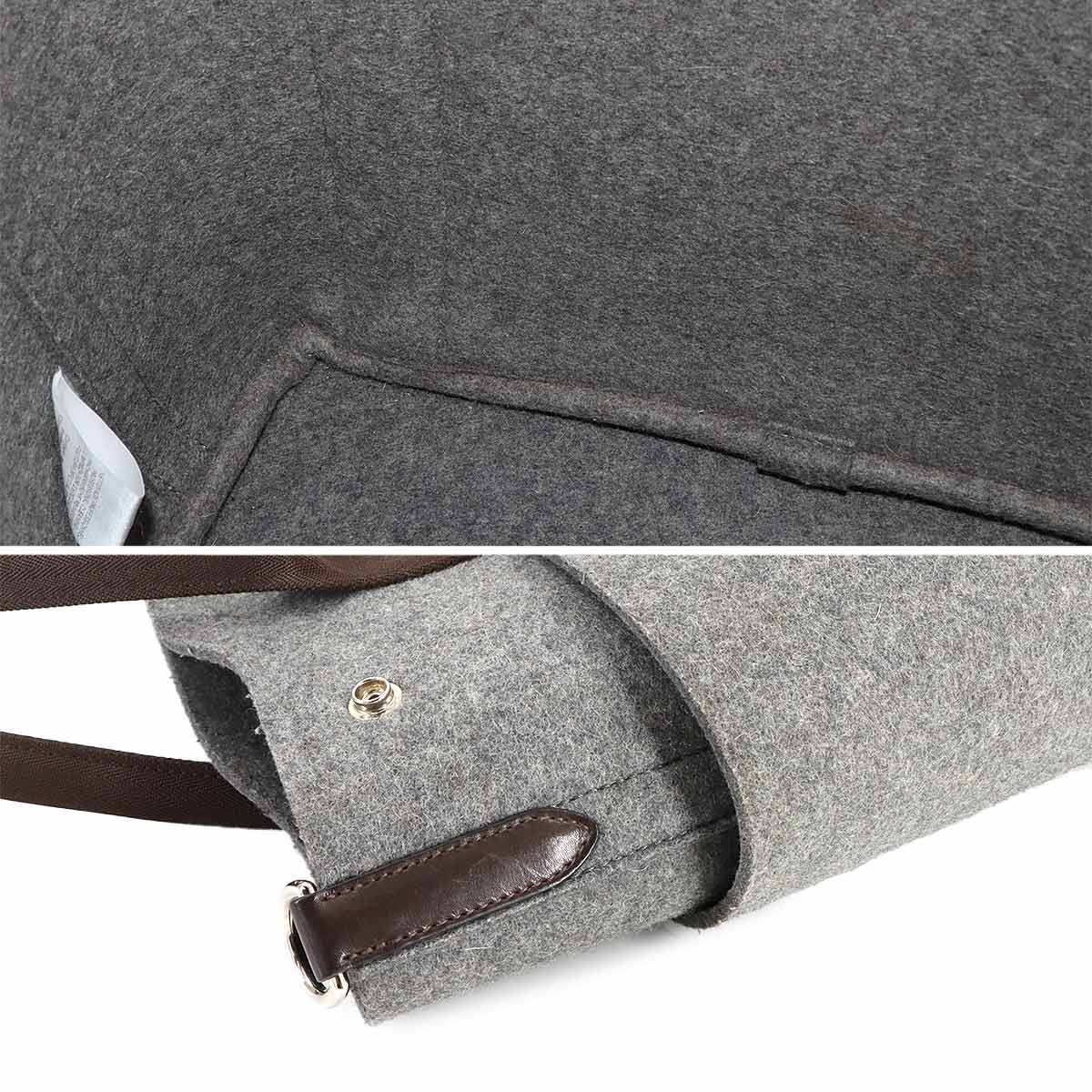 Sac De Pansage Groom Tote Shoulder Bag Felt Gris Moyen