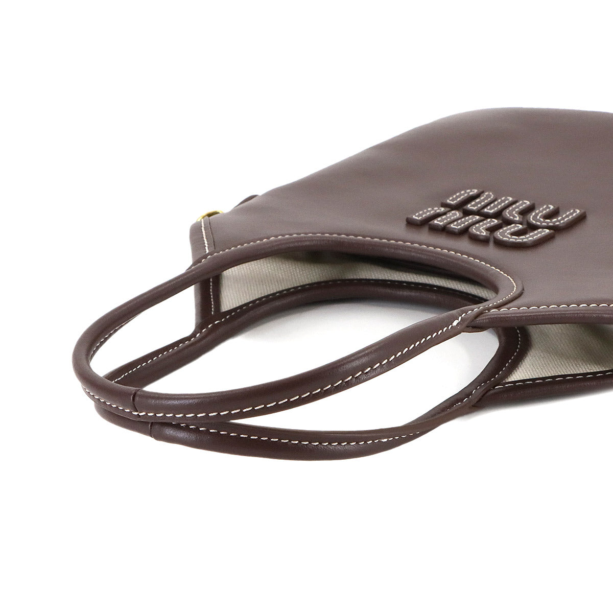 IVY Hand Shoulder Bag Lether Brown 5BG281 Purse