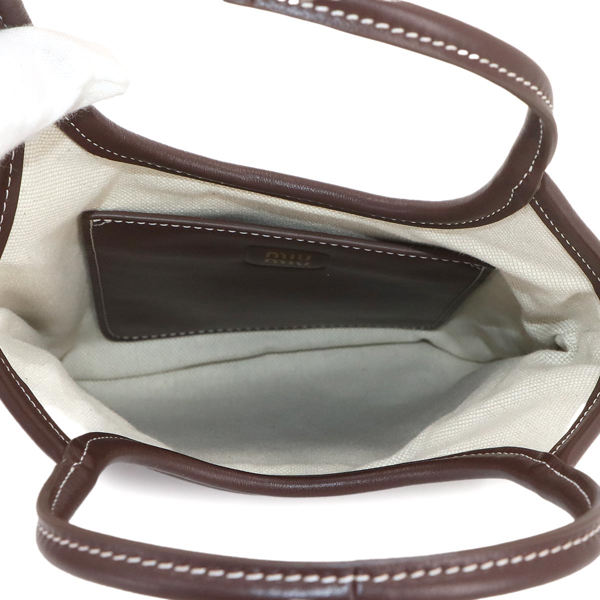 IVY Hand Shoulder Bag Lether Brown 5BG281 Purse