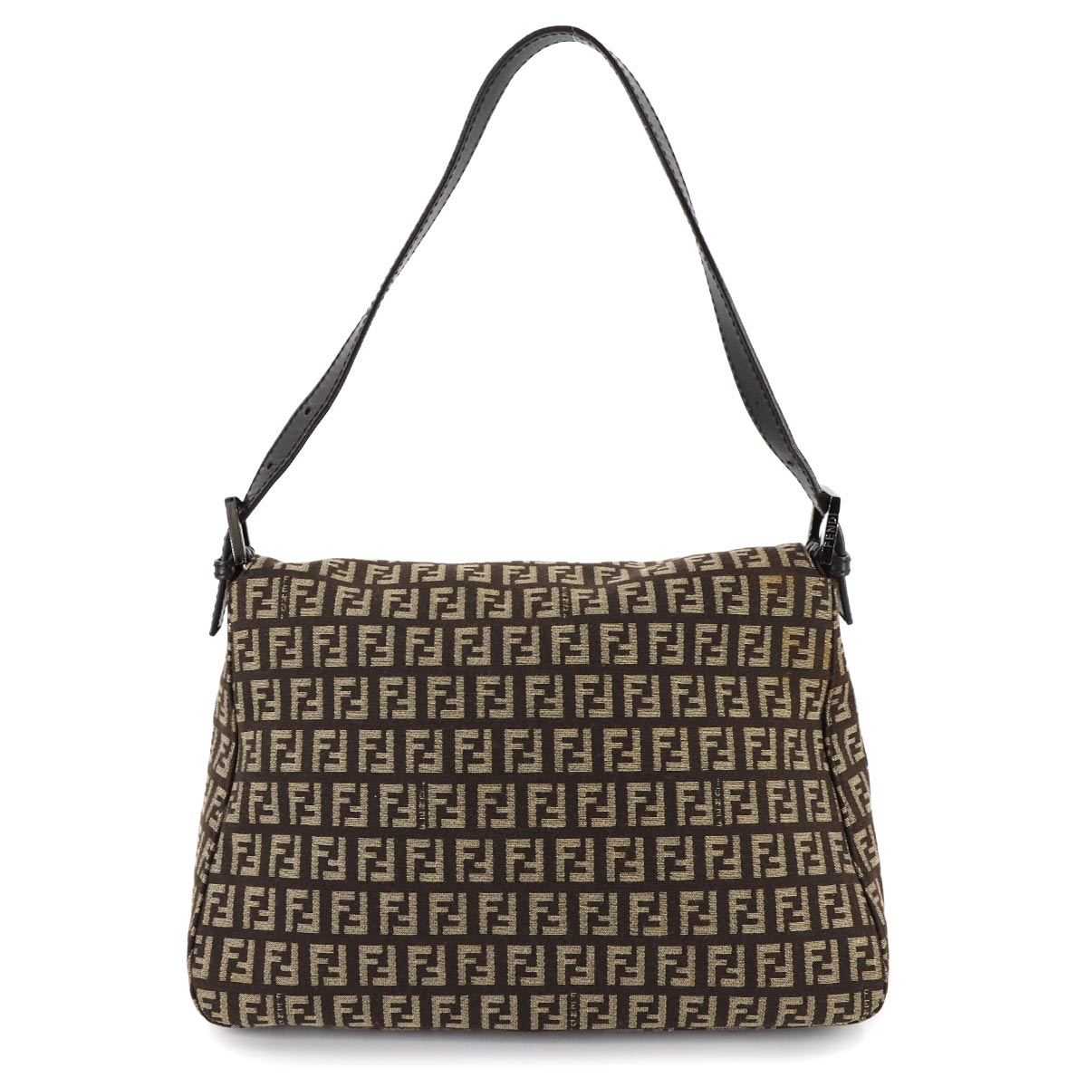 Zucchino Mamma Baguette Shoulder Bag Canvas Brown Beige 8BR001