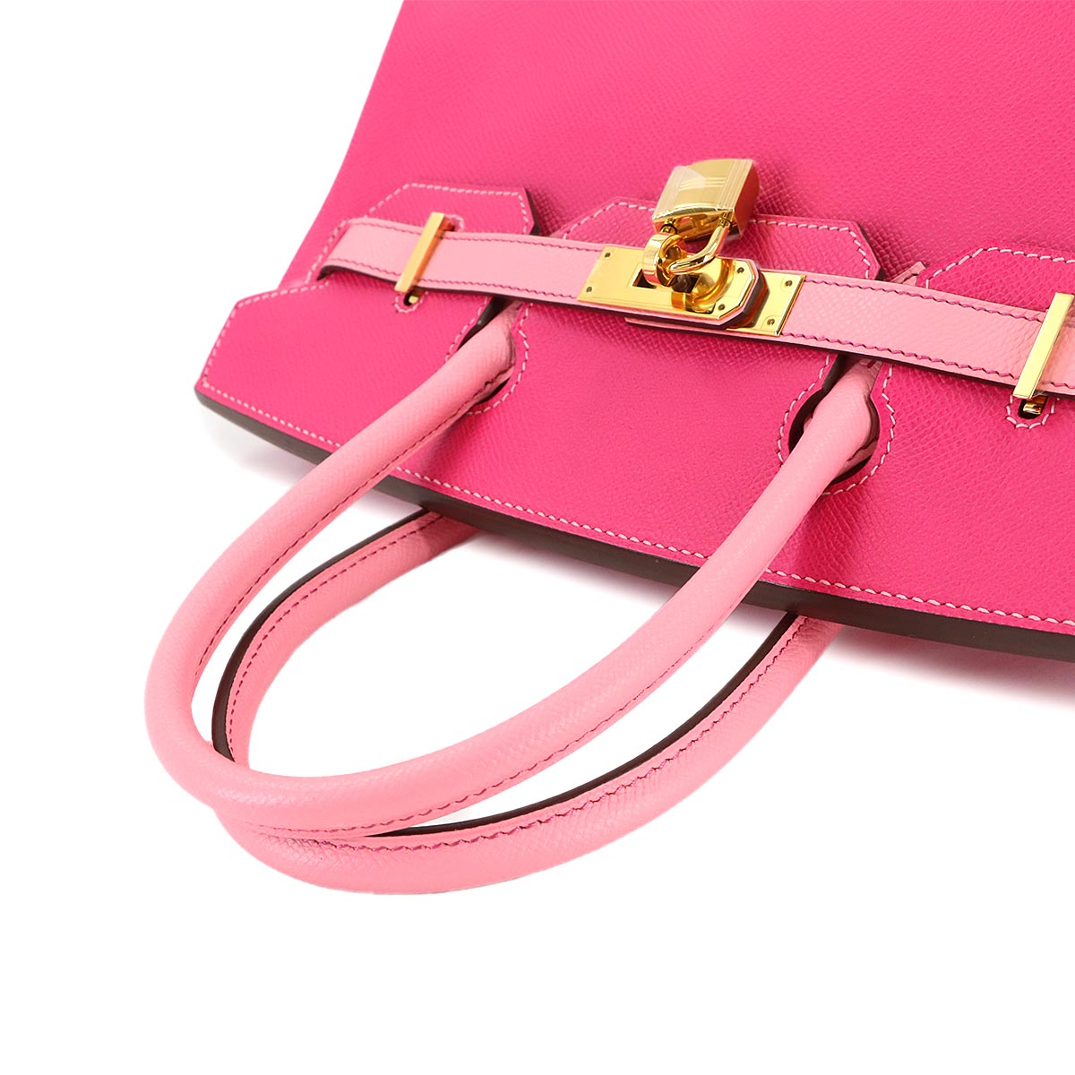 Birkin 30 Personal SPO Epsom Rose Tyrien Rose Confetti Hand Bag