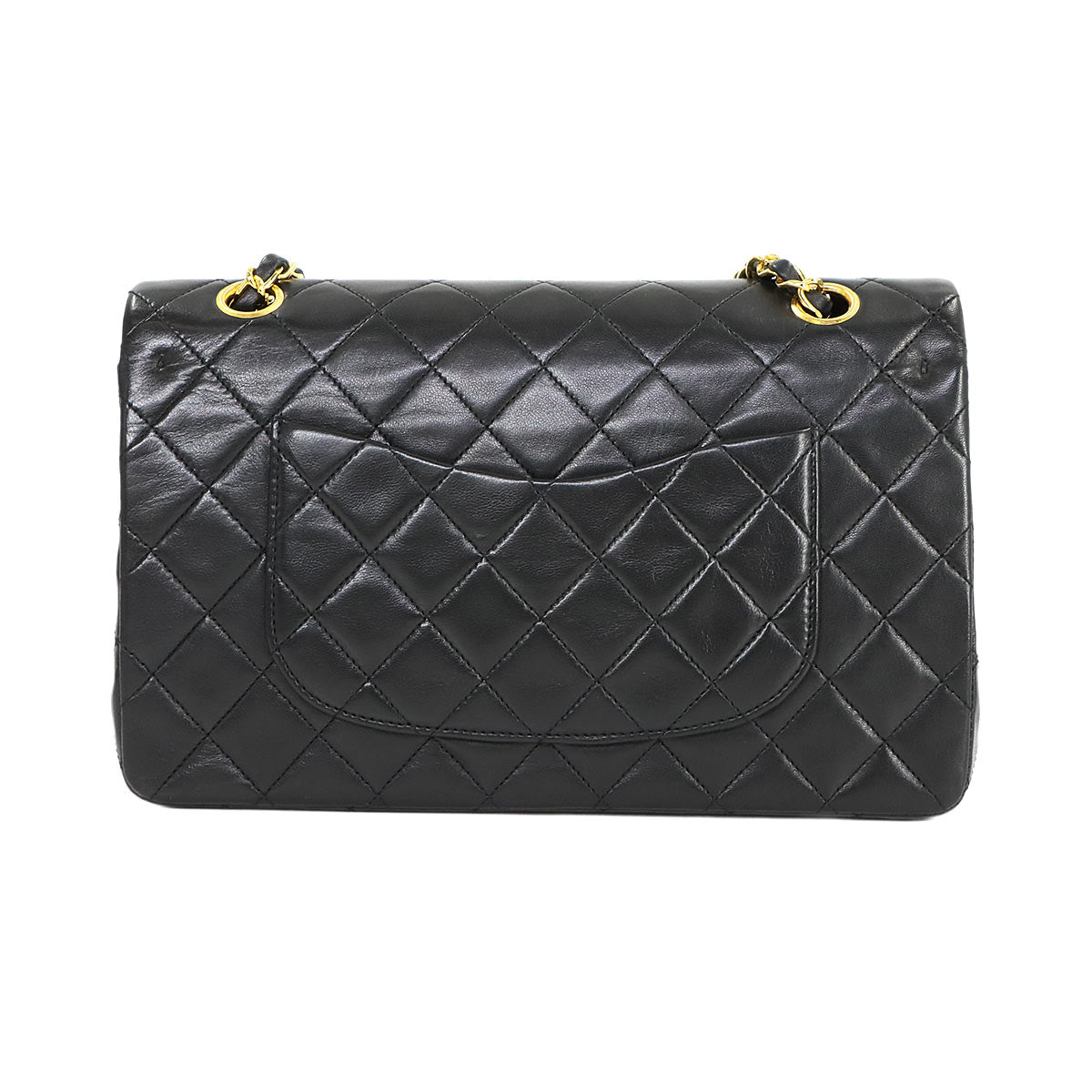 Matelasse 25 Chain Shoulder Bag Leather Black A01112 11.12