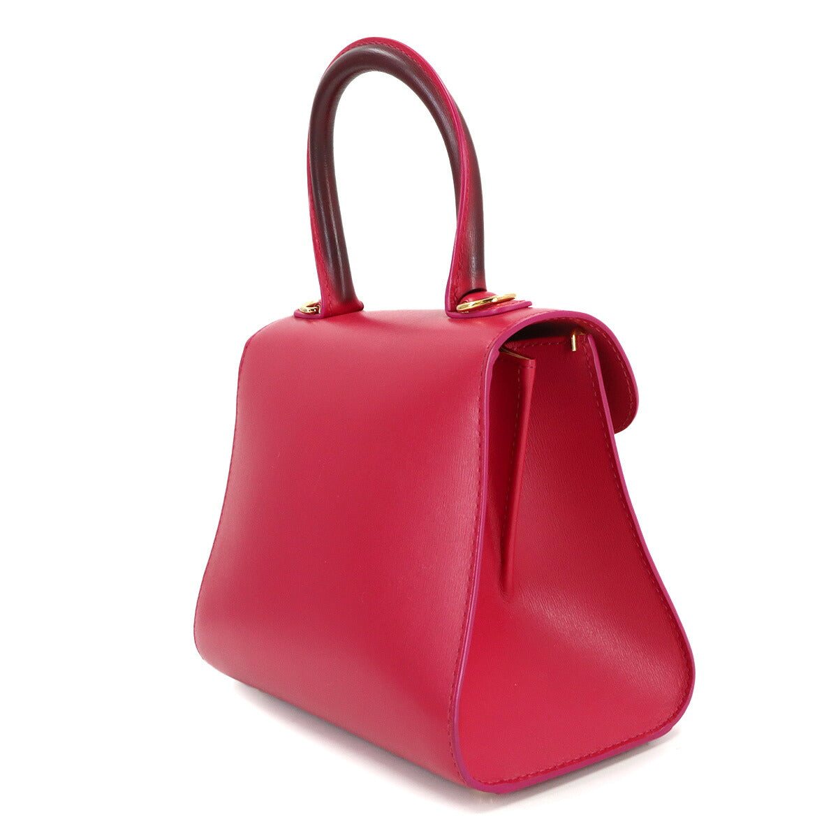 Brillant Mini 2way Hand Shoulder Bag Leather Pink Purse
