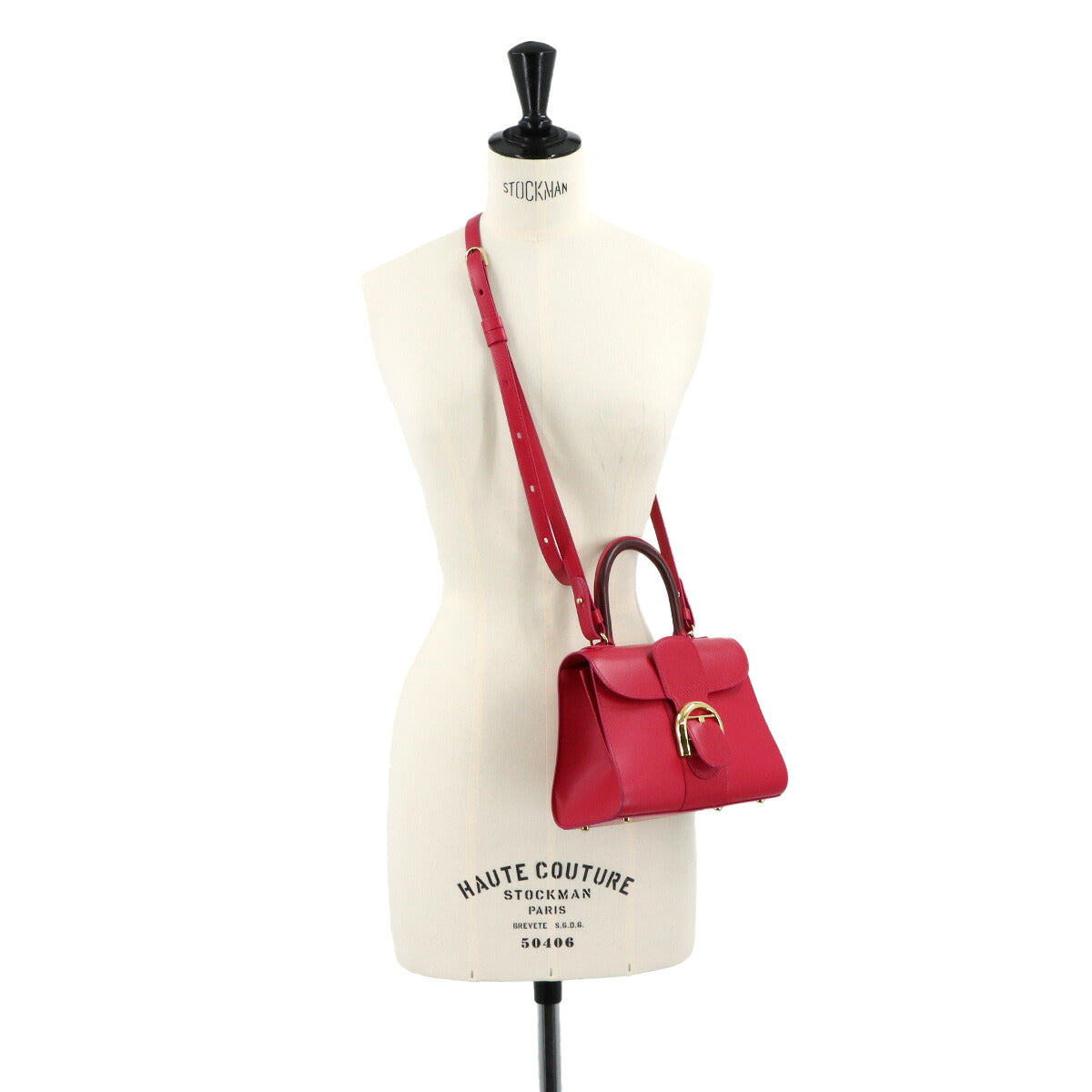 Brillant Mini 2way Hand Shoulder Bag Leather Pink Purse