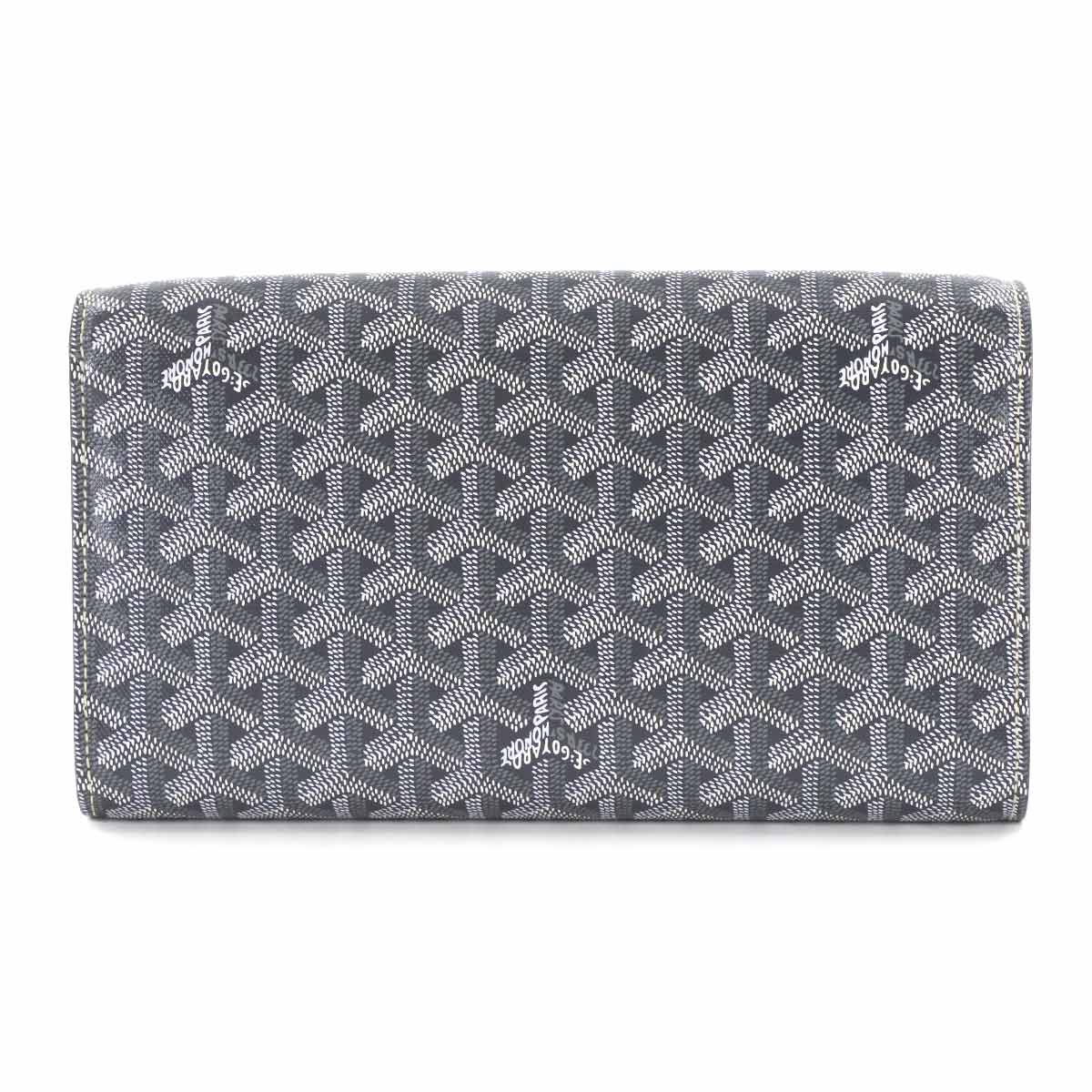 Monte Carlo PM 2way Clutch Shoulder Bag PVC Gray Herringbone