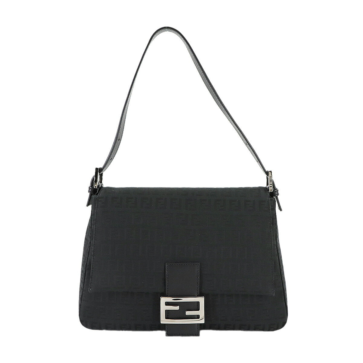 Zucchino Mamma Baguette Shoulder Bag Canvas Black 8BR001