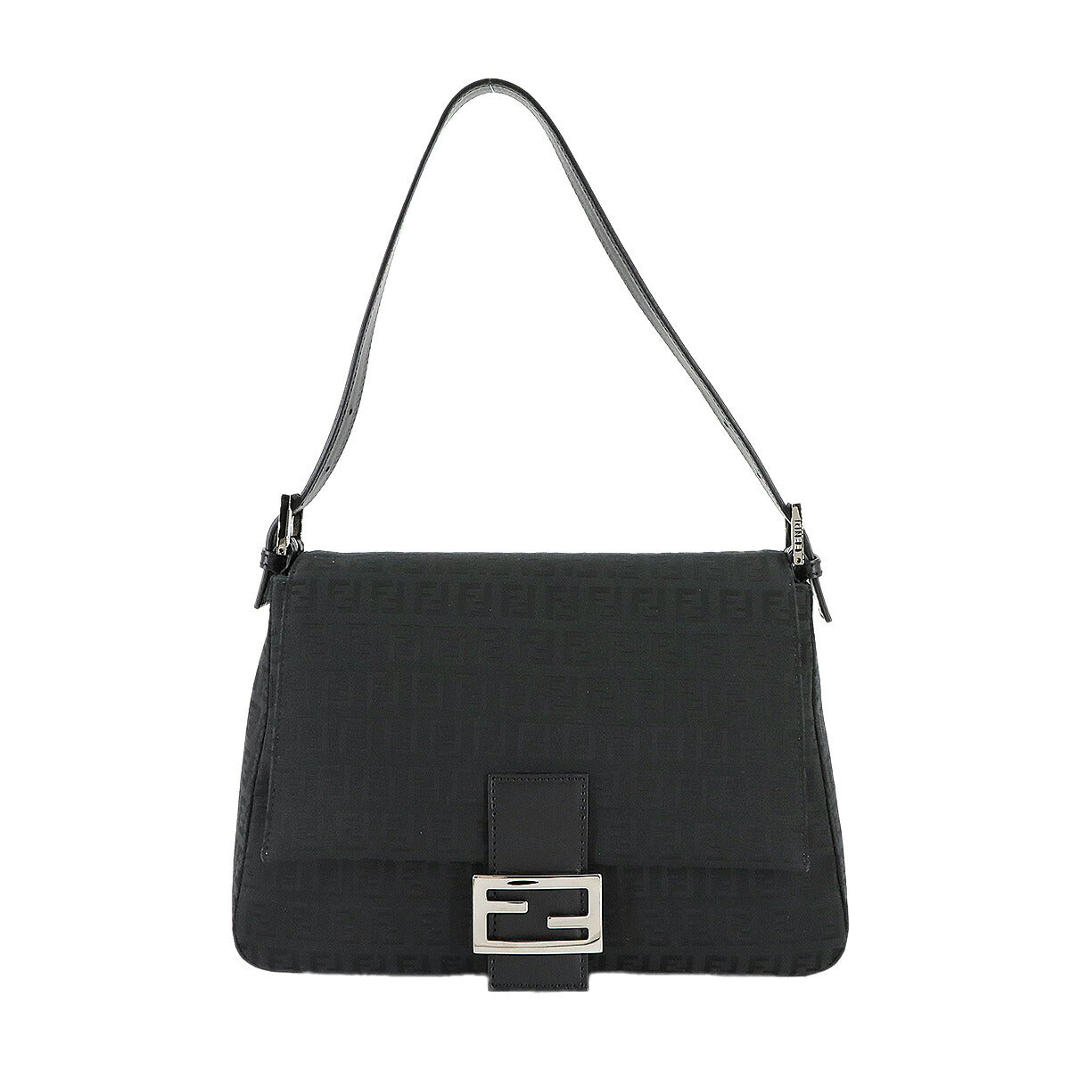 Zucchino Mamma Baguette Shoulder Bag Canvas Black 8BR001