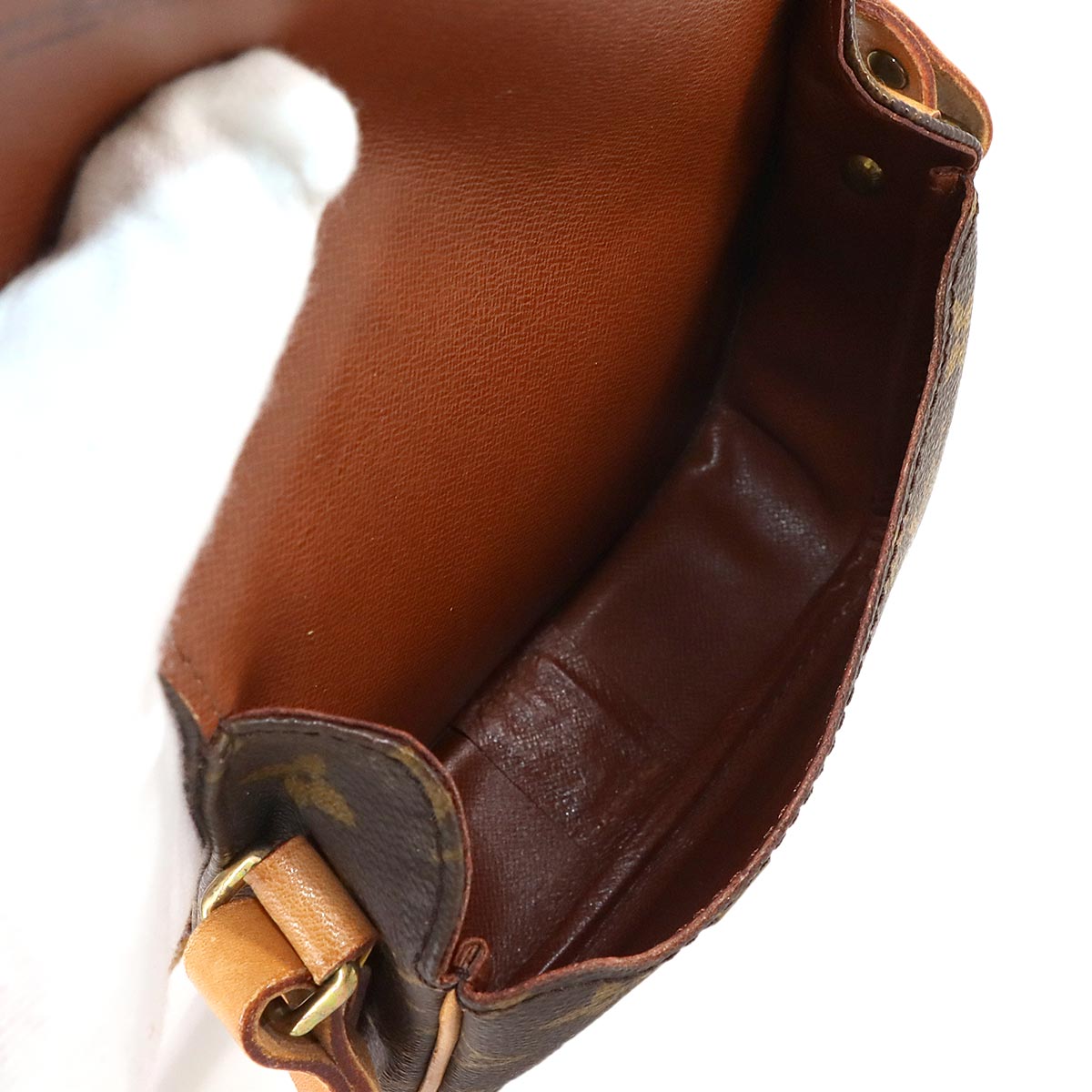 Monogram Mini Cartouchiere Shoulder Bag Brown M51254