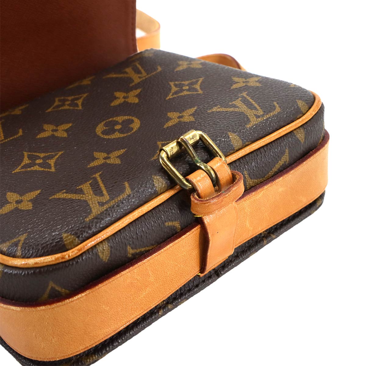Monogram Mini Cartouchiere Shoulder Bag Brown M51254