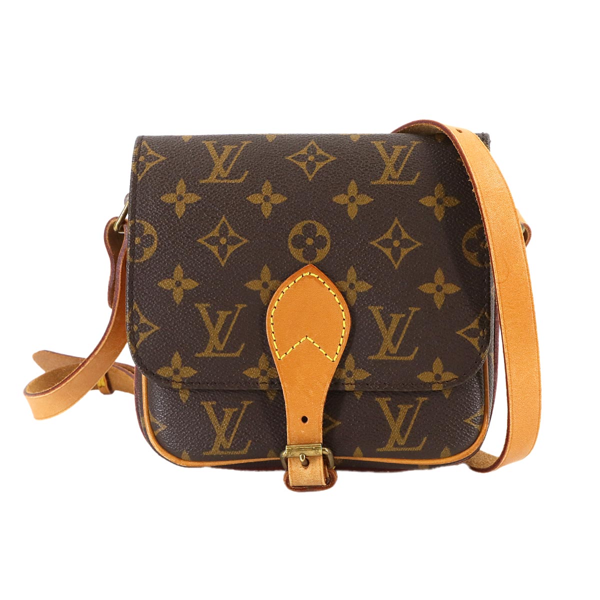 Monogram Mini Cartouchiere Shoulder Bag Brown M51254