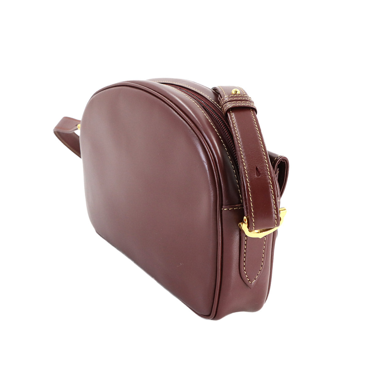 Must Line Shoulder Bag Leather Bordeaux Purse
