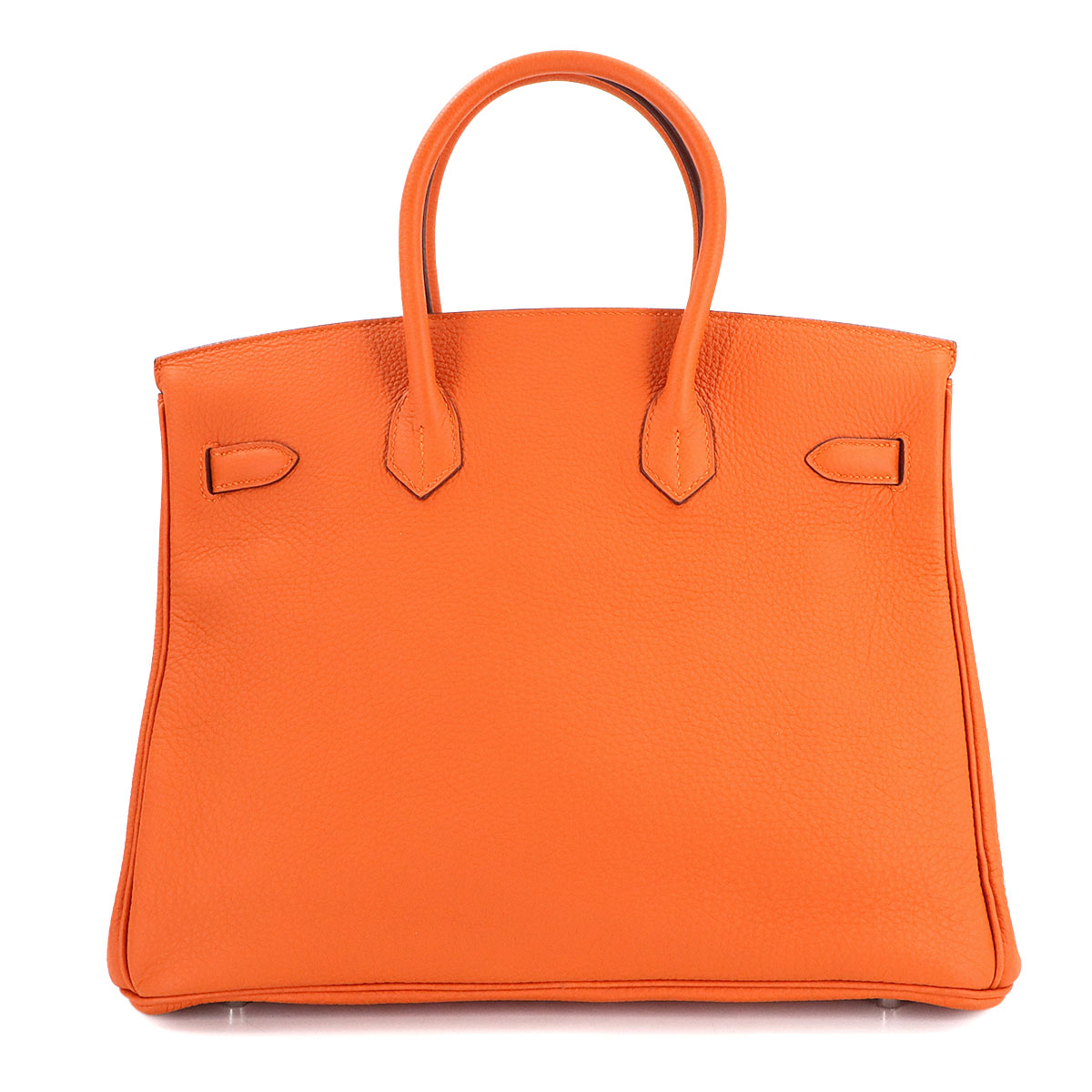 Birkin 35 Hand Bag Togo Orange Purse