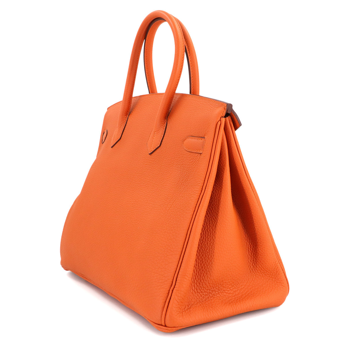 Birkin 35 Hand Bag Togo Orange Purse