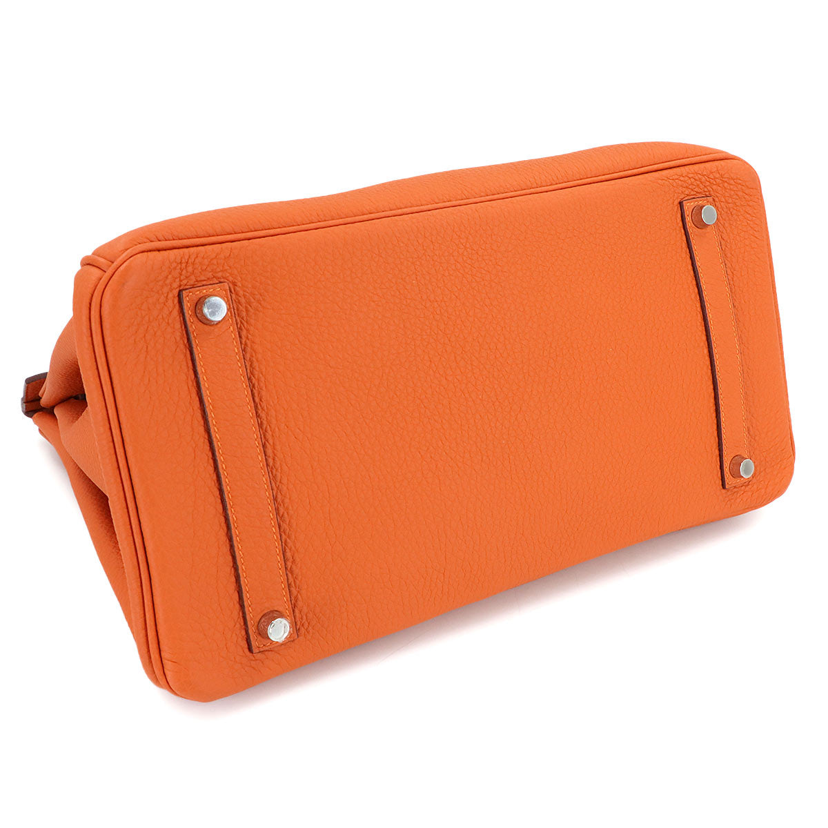 Birkin 35 Hand Bag Togo Orange Purse