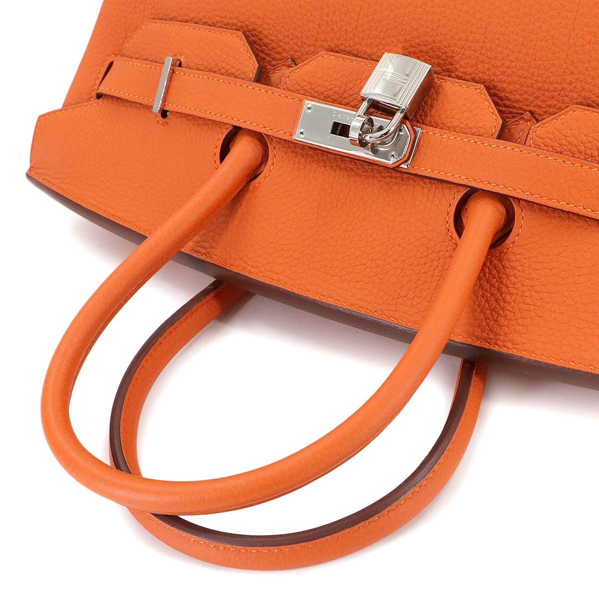 Birkin 35 Hand Bag Togo Orange Purse
