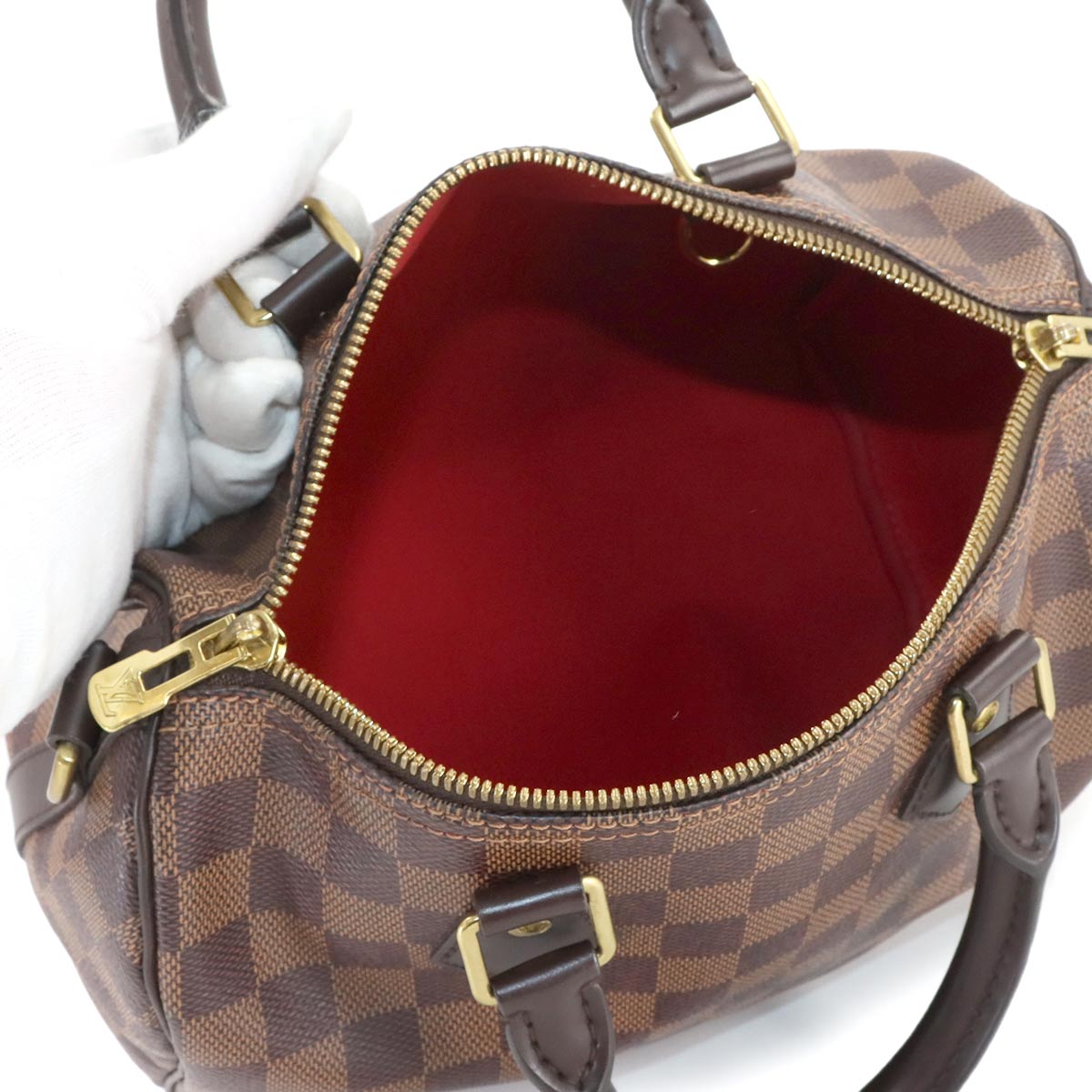 Damier Speedy Bandouliere 25 Hand Shoulder Bag N41368