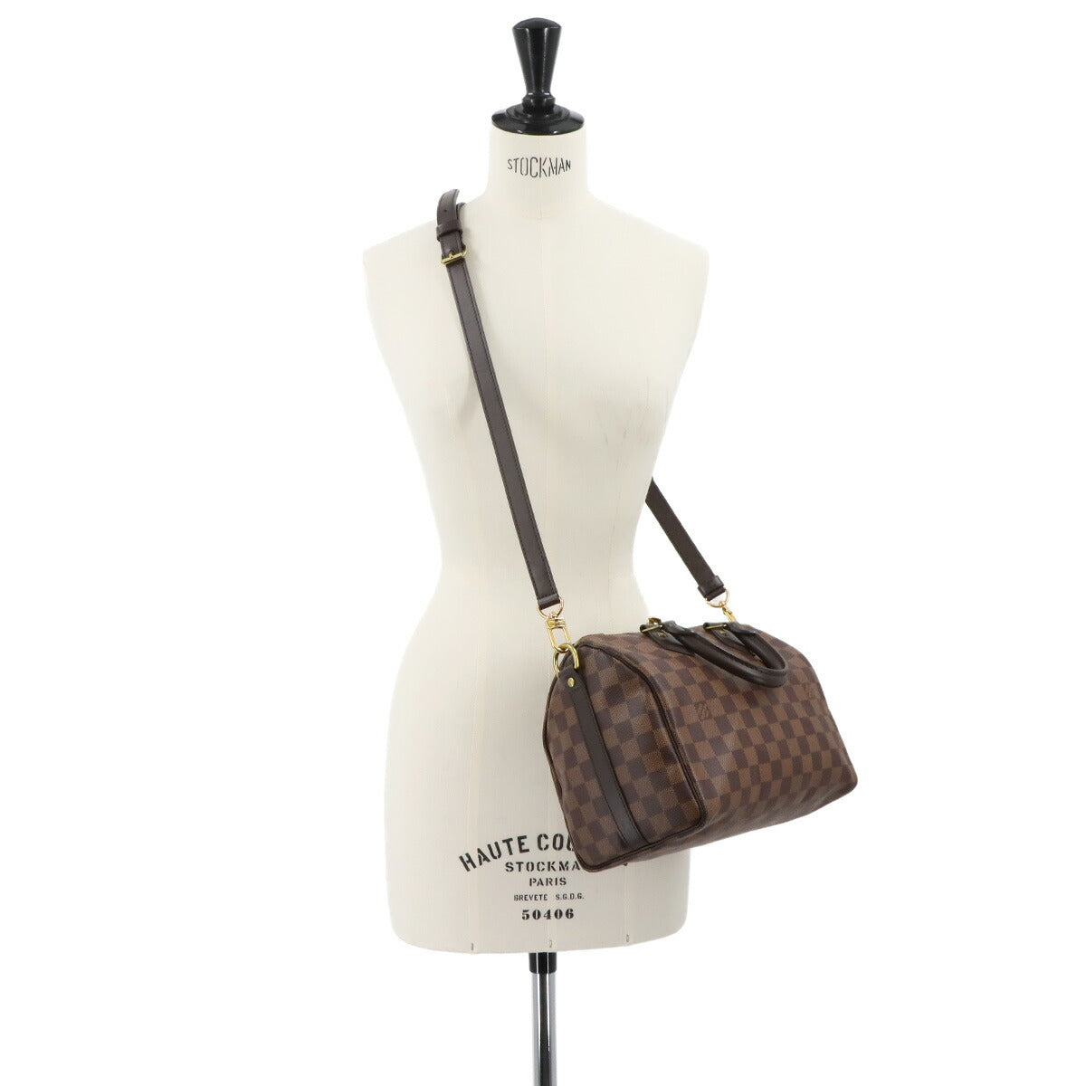 Damier Speedy Bandouliere 25 Hand Shoulder Bag N41368