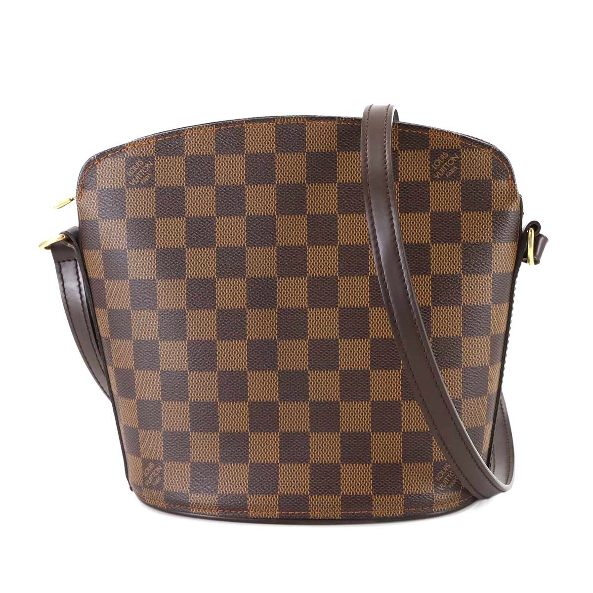 Damier Drouot Shoulder Bag SPO Ebene N51290 Purse