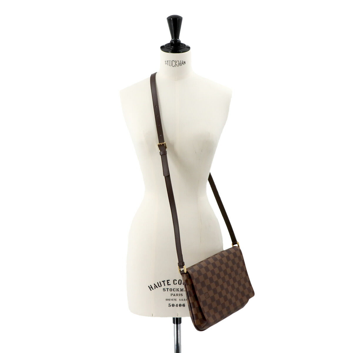 Damier Musette Tango Long Shoulder Bag Ebene N51301