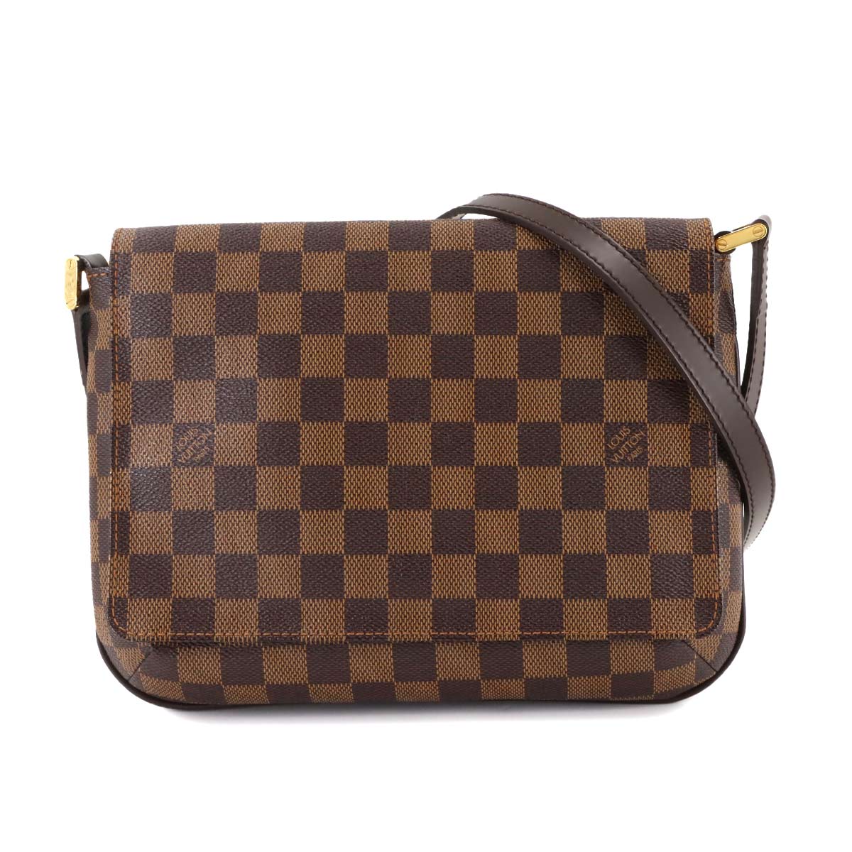Damier Musette Tango Long Shoulder Bag Ebene N51301