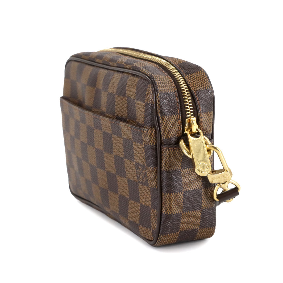 Damier Pochette Billets Macao Clutch Bag Ebene N61379