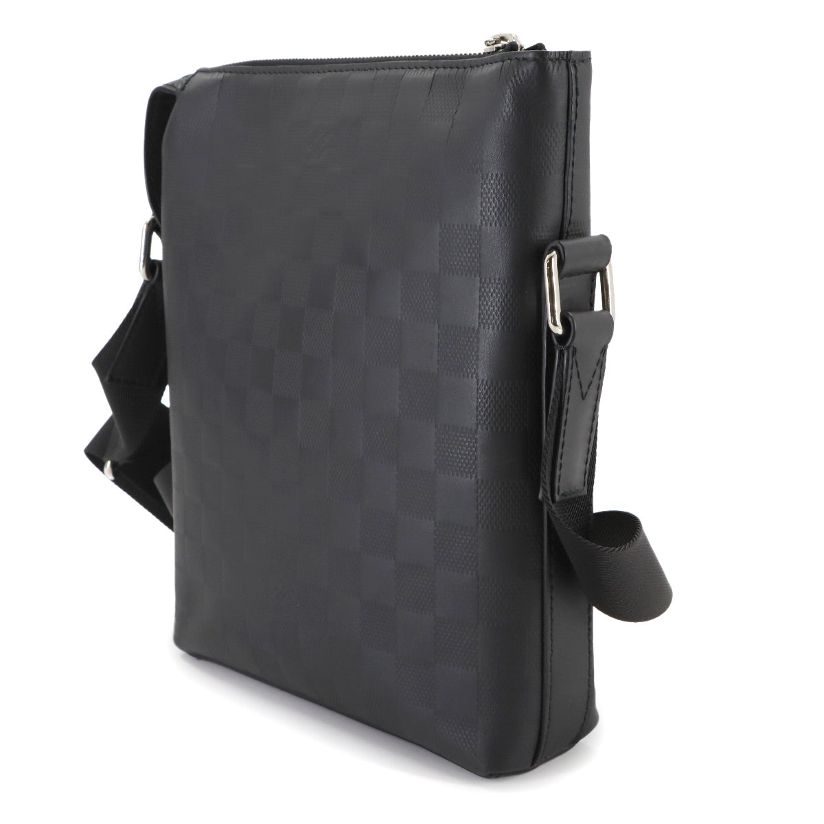 Damier Infini Discovery Messenger BB Leather Bag N42418