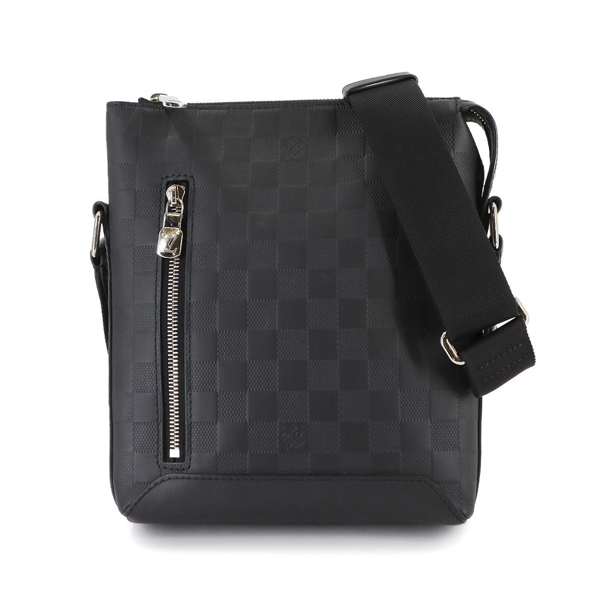 Damier Infini Discovery Messenger BB Leather Bag N42418