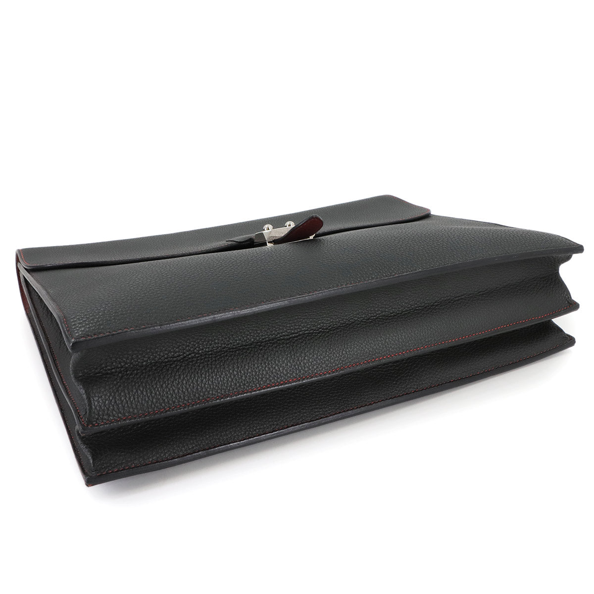 Sack A Depeche 38 Verso Briefcase Business Bag Togo Plomb