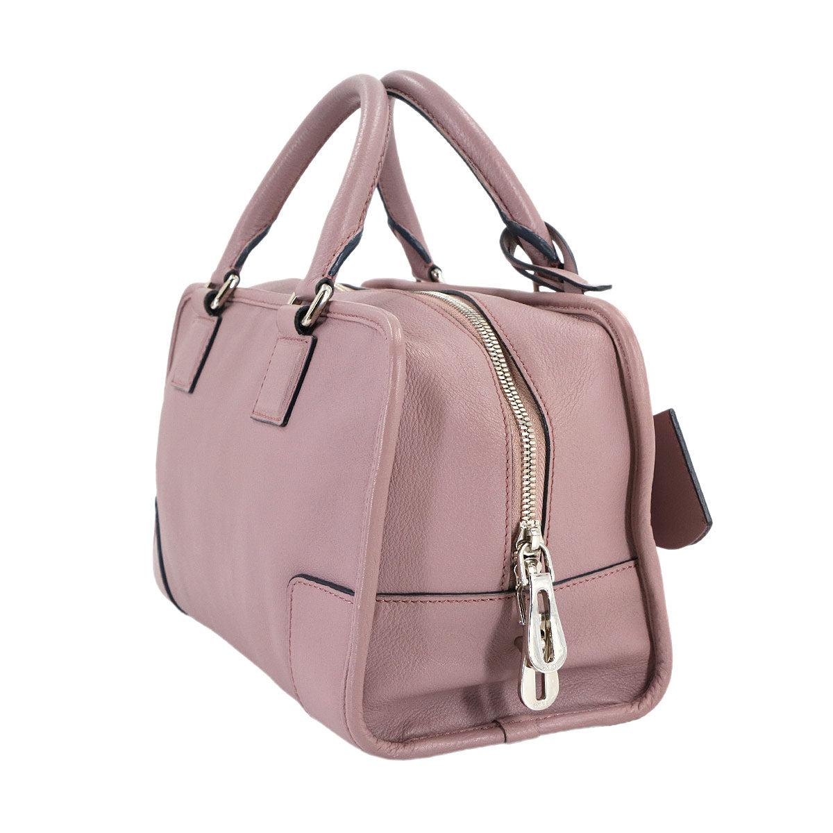 Amazona 28 Hand Bag Leather Pink Anagram Purse