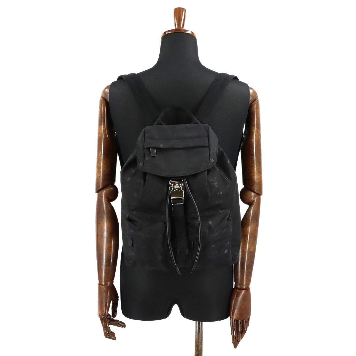 Visetos Backpack Nylon Black MUK7ADT17