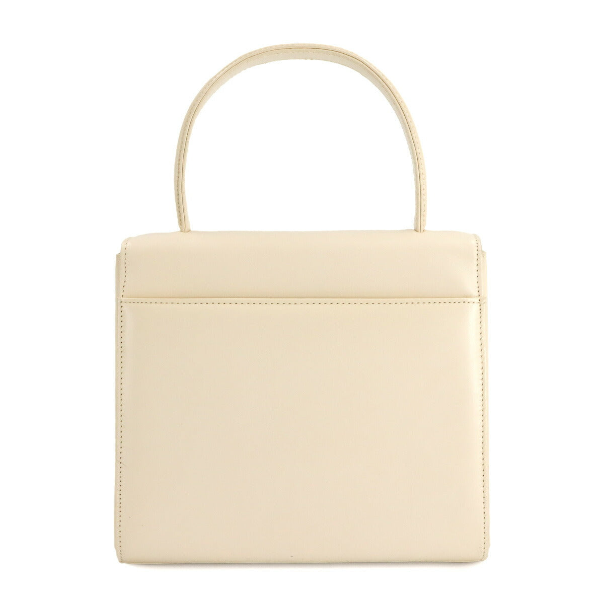 2way Hand Shoulder Bag Leather White Purse